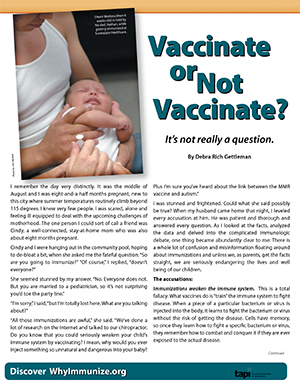 Vaccinate or Not English 6300